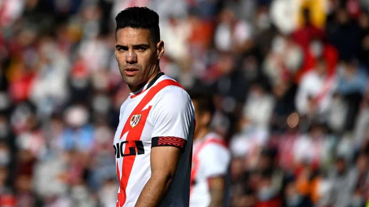 Falcao jugó en la derrota de Rayo Vallecano contra Real Madrid