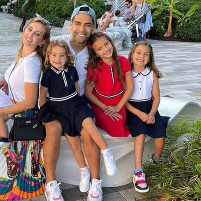 Falcao sorprendió a sus hijos y presentó al nuevo miembro de la familia ...