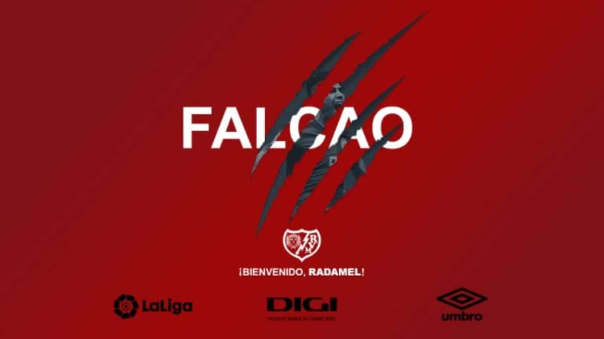 Falcao, presentación oficial Rayo Vallecano: día, hora y online / Foto: @RayoVallecano Falcao, presentación oficial Rayo Vallecano