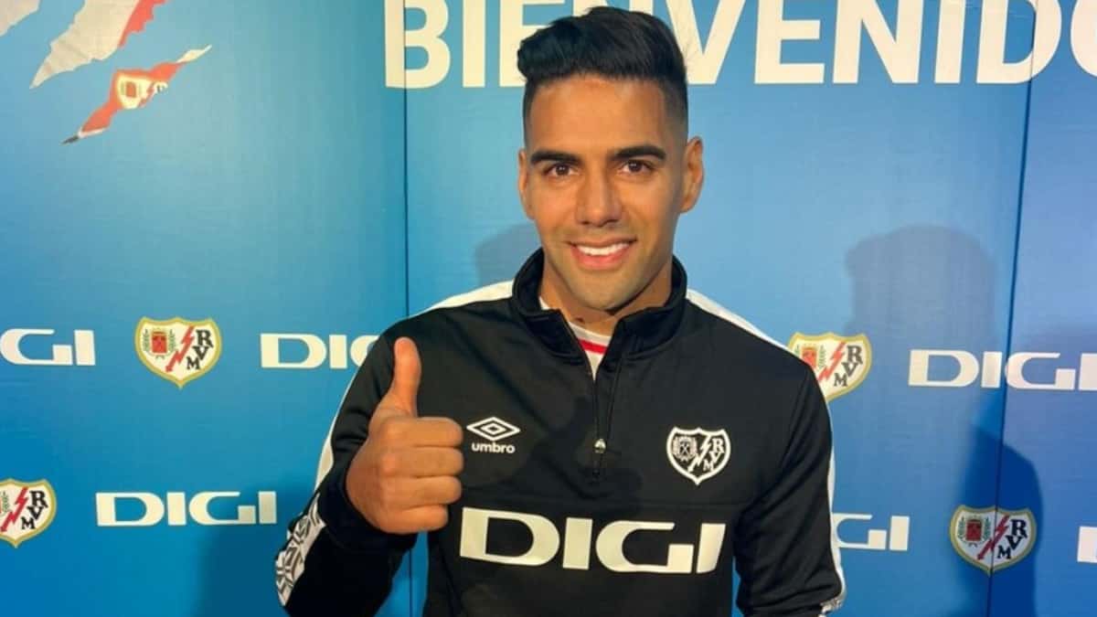 Falcao se ausentó en el partido Valencia - Rayo Vallecano