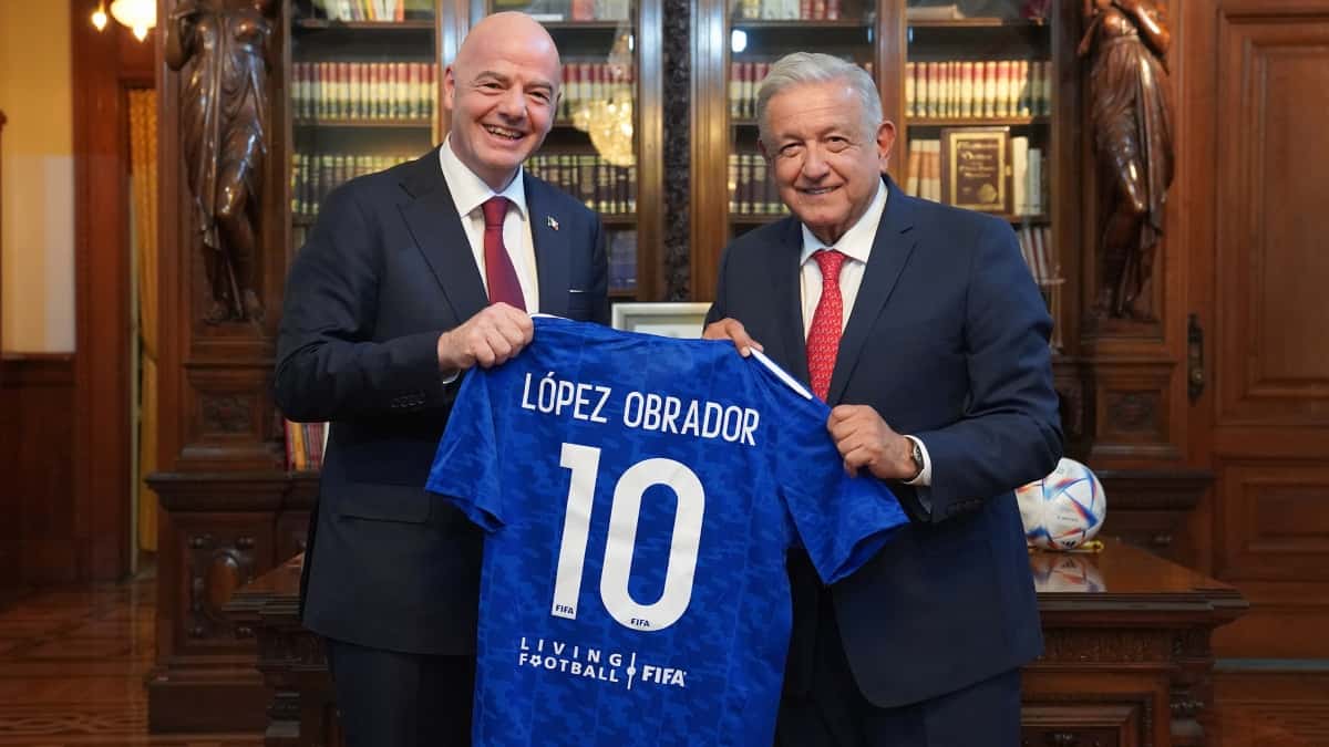 Gianni Infantino revisa en México preparativos para el Mundial 2026