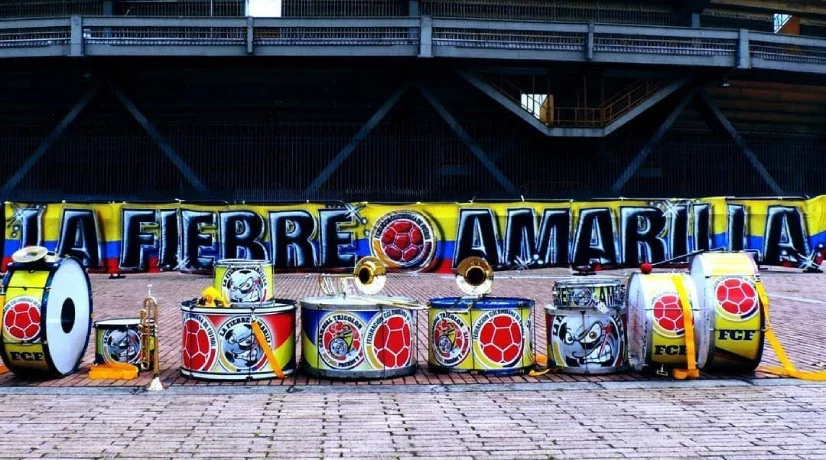 Fiebre Amarilla, historia de la barra de la Selección Colombia