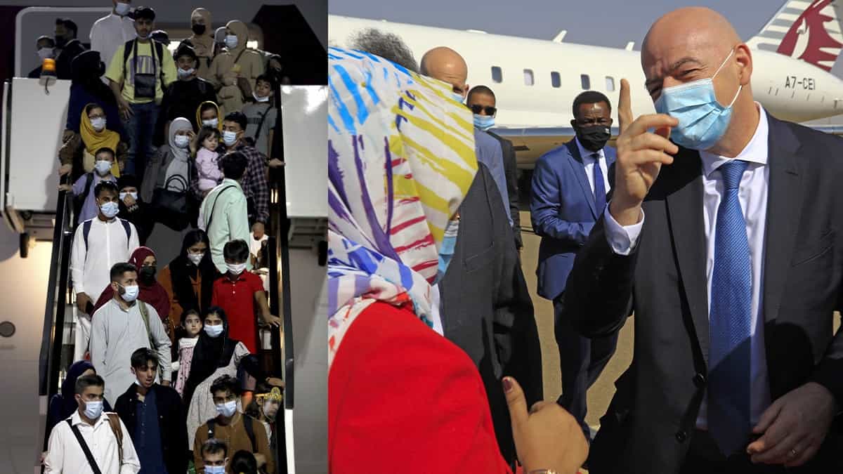 FIFA ayuda a refugiados de Afganistán para salir de su país