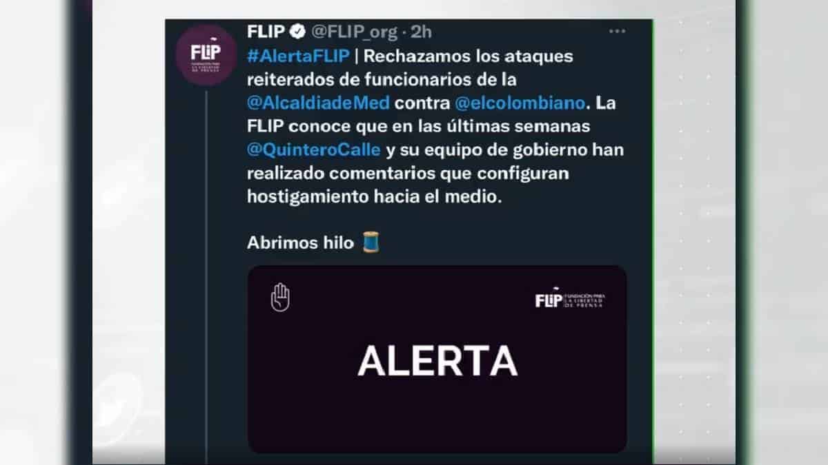 La Flip se pronunció sobre reiterados ataques a los periodistas del diario El Colombiano en Medellín
