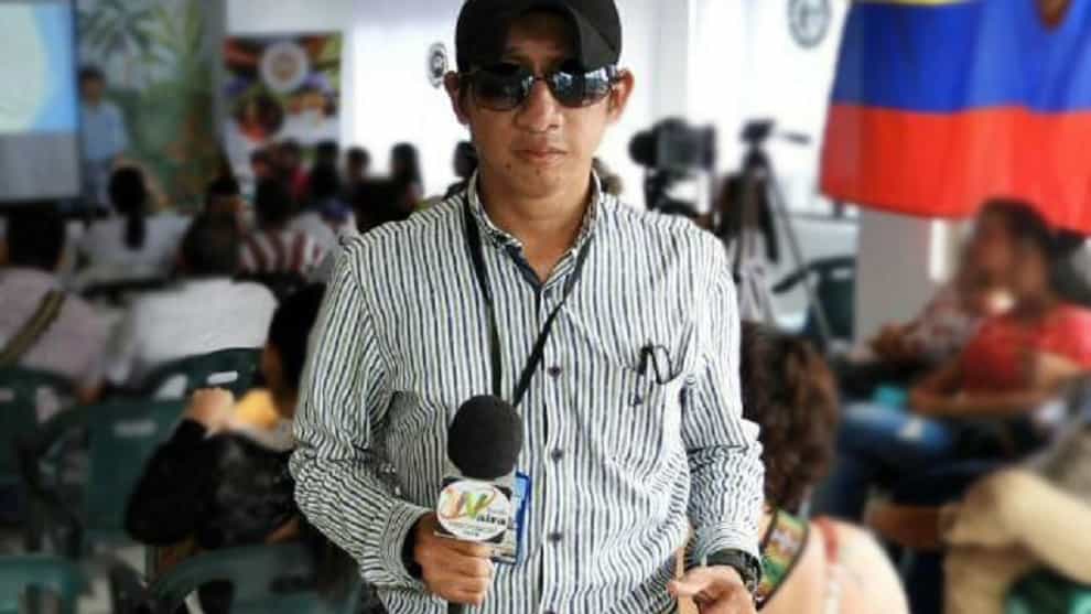 Periodista indígena Nixon Piaguaje.