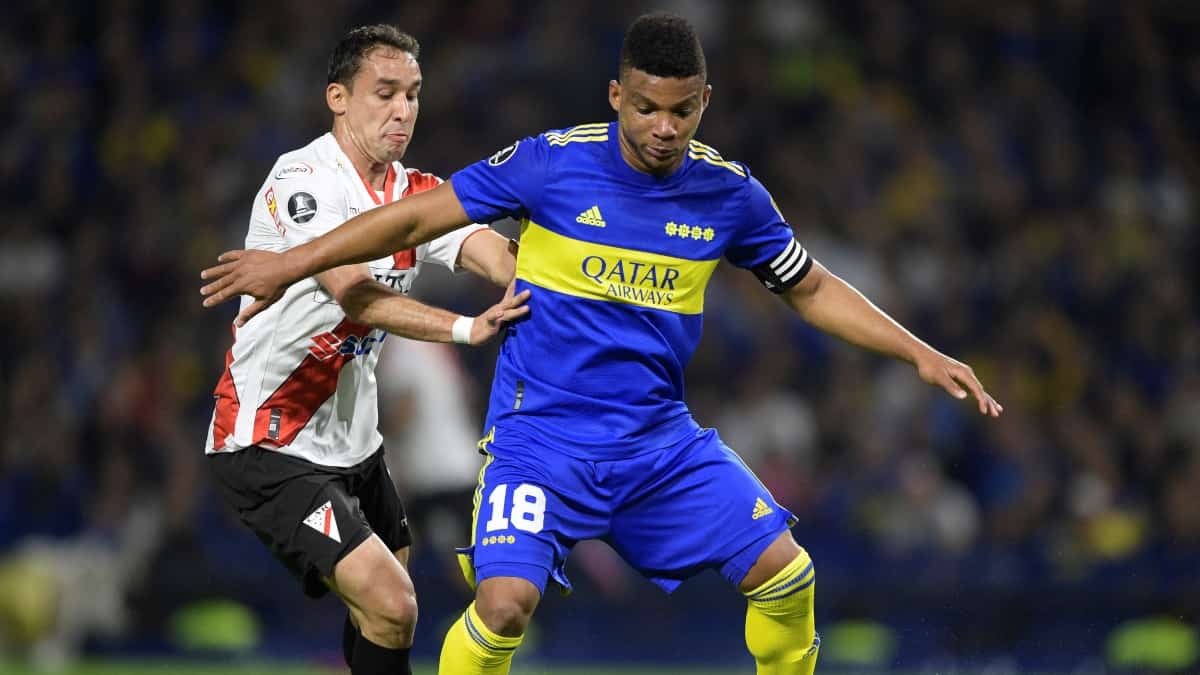 Frank Fabra, en Boca Juniors vs Always Ready: Copa Libertadores 2022