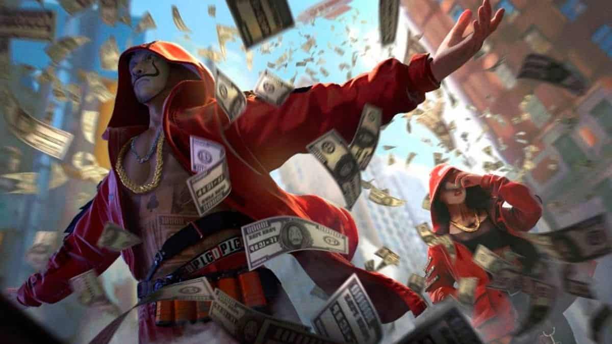 Free Fire tendrá un nuevo evento de la Casa de Papel