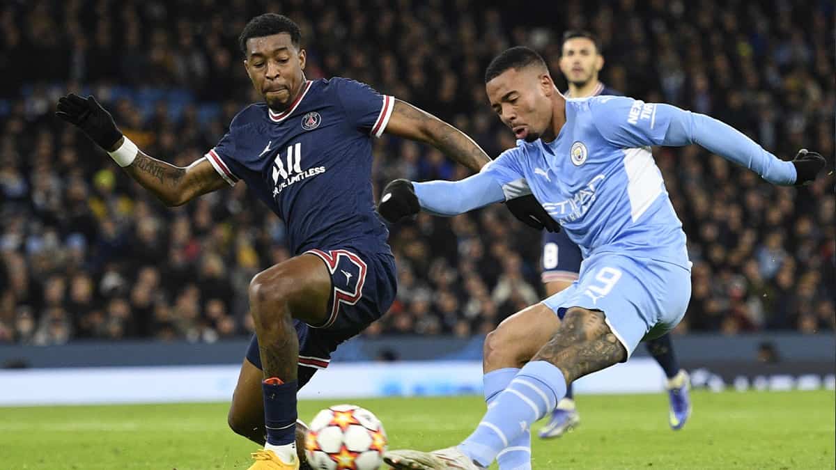 Gol Gabriel Jesús: Manchester City vs PSG, Champions League