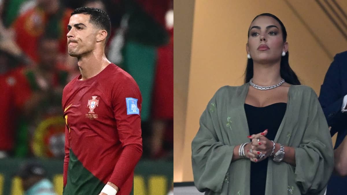 Foto: AFP Georgina Rodríguez y Cristiano Ronaldo