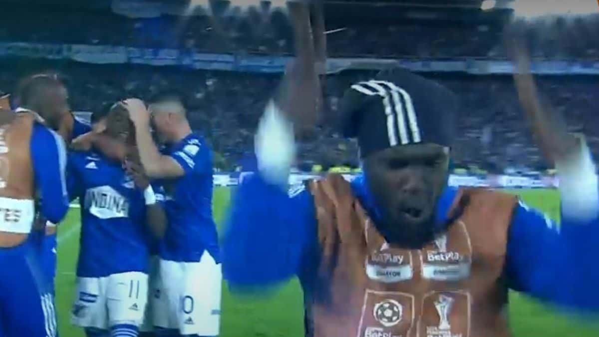 La obscena celebración de Moreno ante Santa Fe