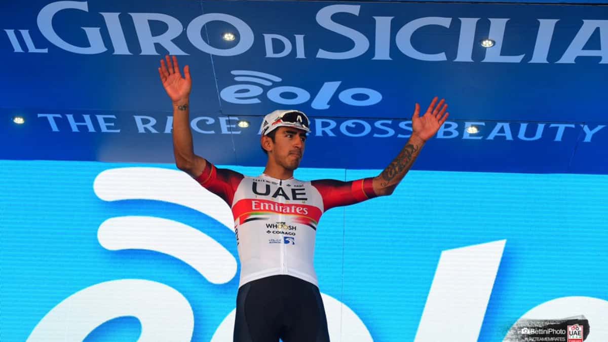 Juan Sebastián Molano habla de su primera victoria en Giro de Sicilia