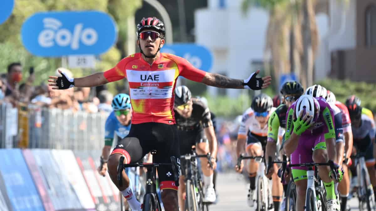 Juan Sebastián Molano ganó la etapa 2 de la Vuelta a Sicilia