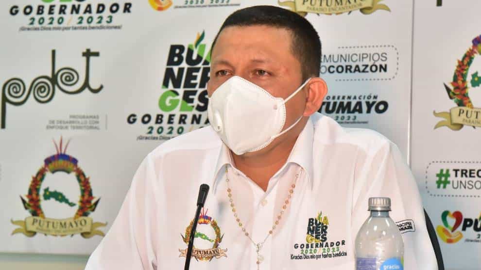 Gobernador de Putumayo con covid-19 permanece estable en Cali