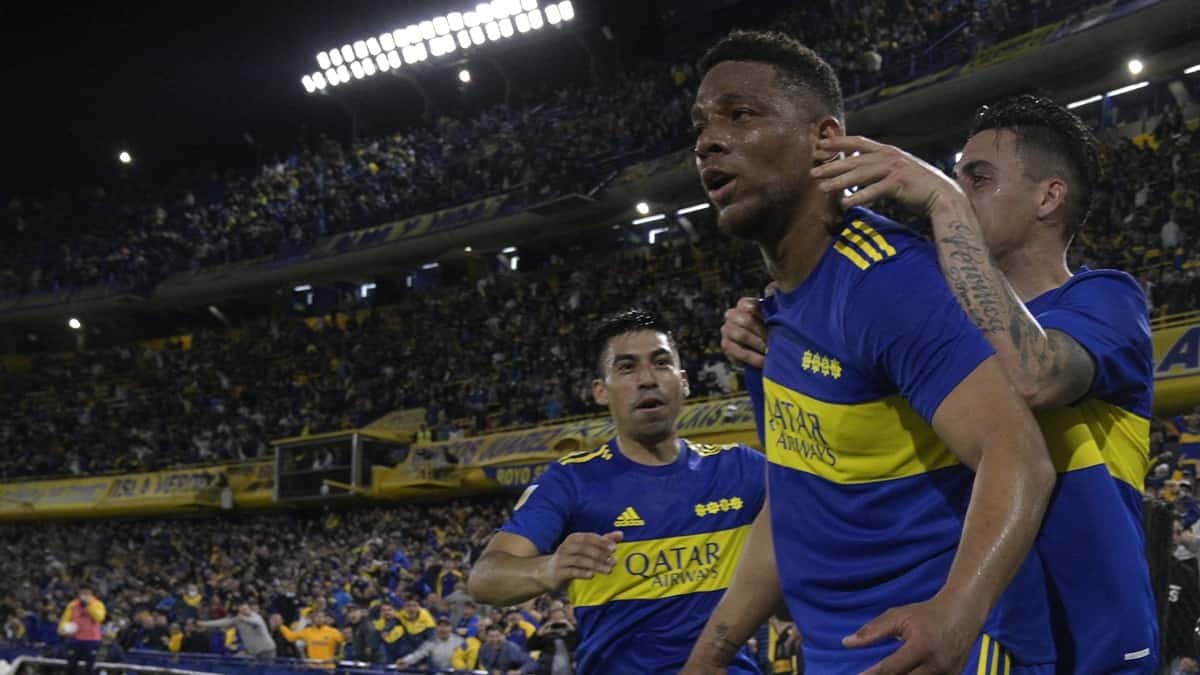 AFP / Gol de Fabra: Boca Juniors vs Sarmiento