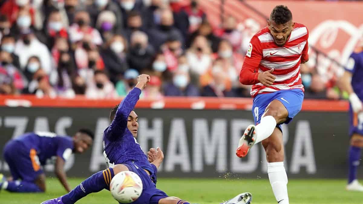Gol de Luis javier Suárez: Granada vs Real Madrid