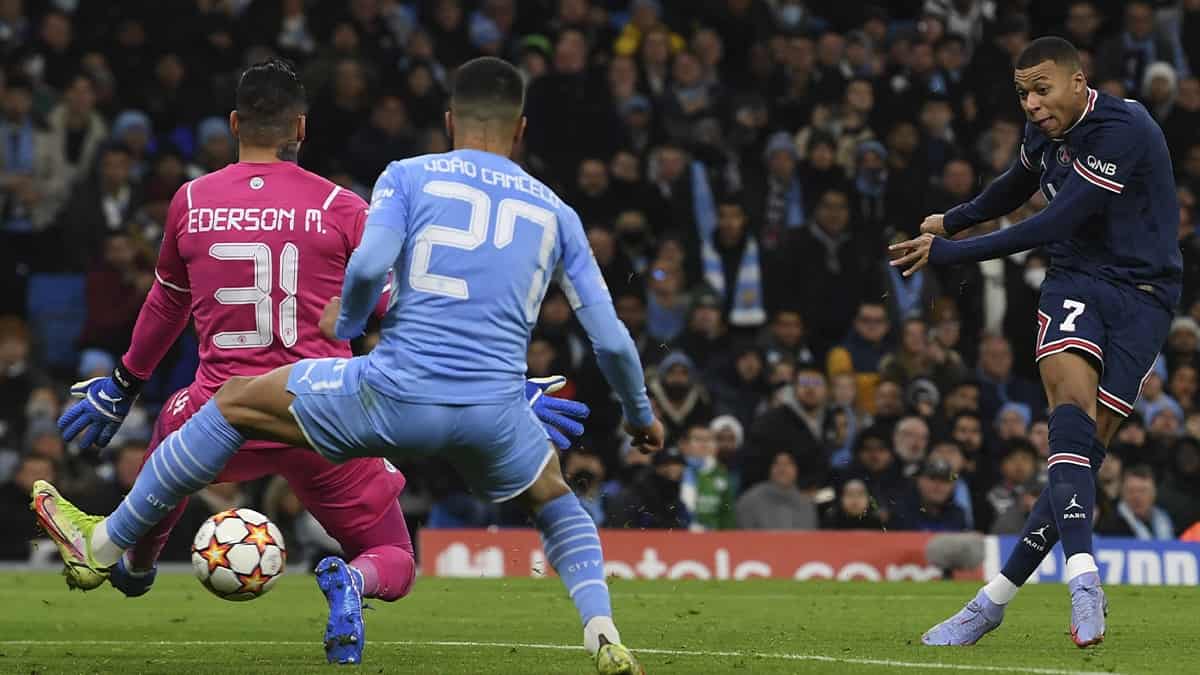 Gol Mbappé: Manchester City vs PSG Champions League