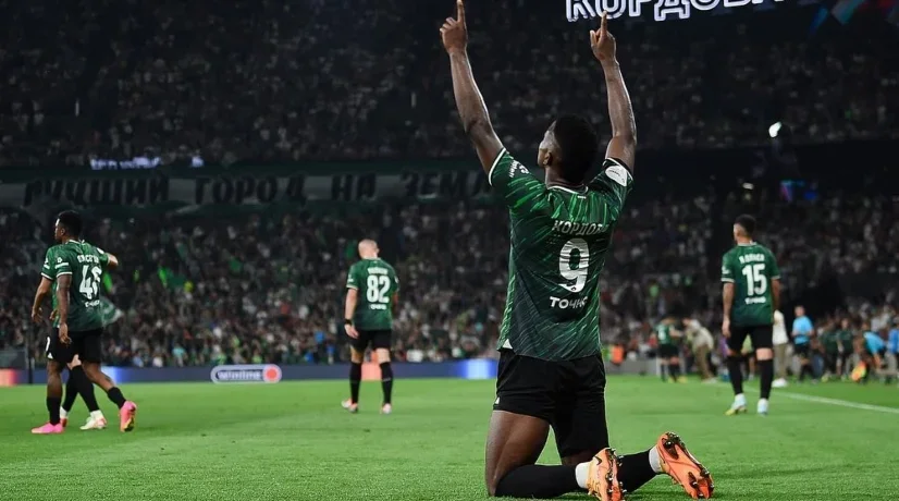 Jhon Córdoba pide pista en la Selección Colombia: golazo en el juego Krasnodar vs. Rostov