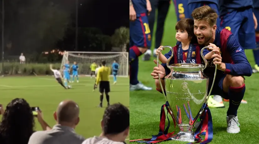Superó a su padre: Milan Piqué, hijo de Shakira, marcó un golazo con la camiseta de la Juventus