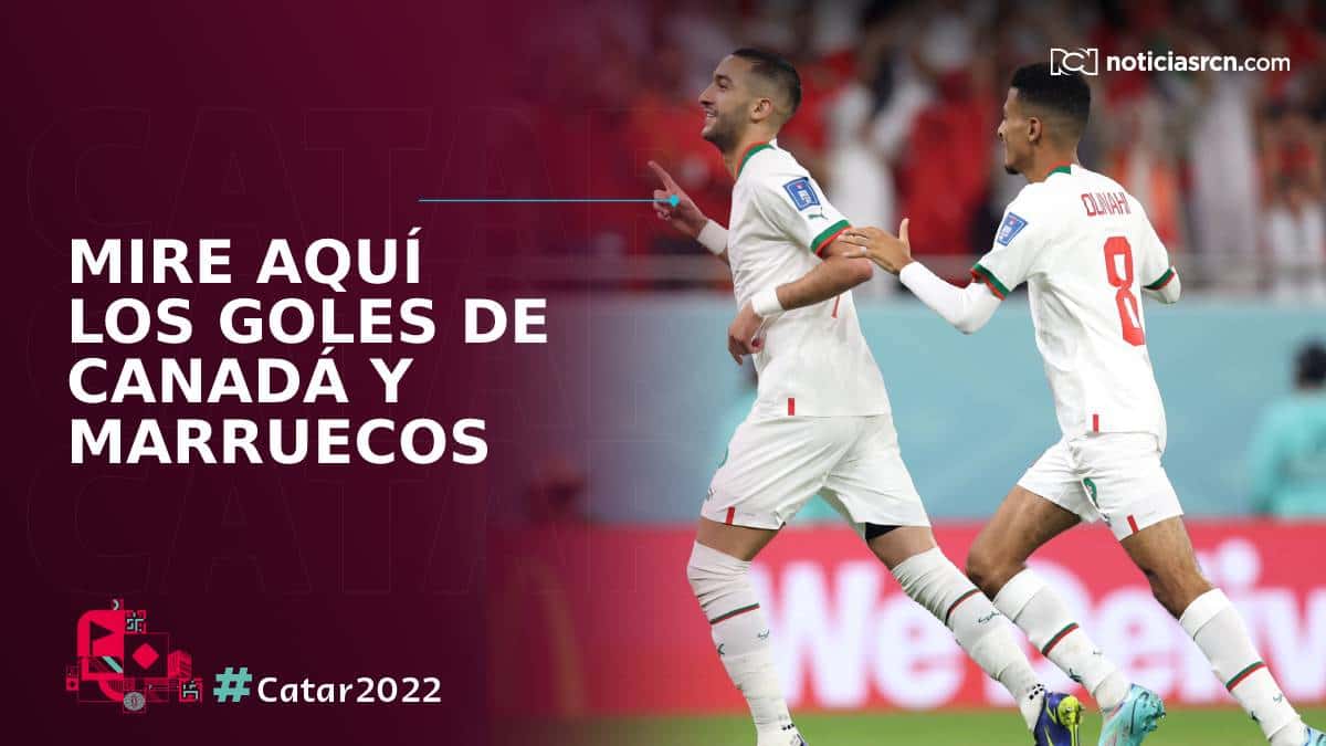 Goles Canadá 1-2 Marruecos: Mundial de Catar 2022