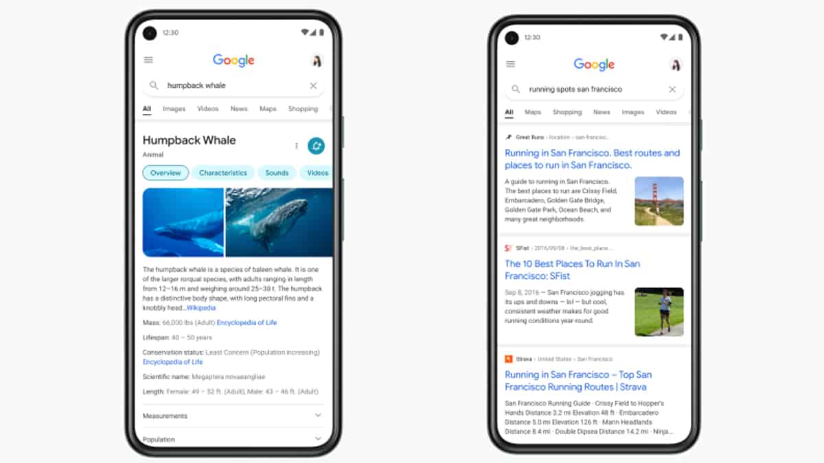 Google hará más fácil la navegación en los resultados de búsqueda