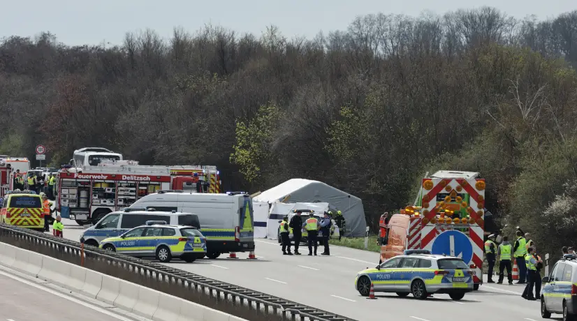Accidente de tránsito en Alemania deja 5 muertos