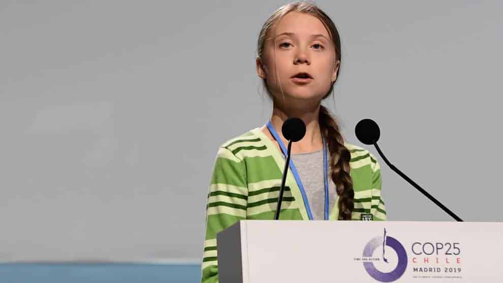 Ante la COP25, Greta acusó a países ricos de "engañar" con metas de reducción de emisiones