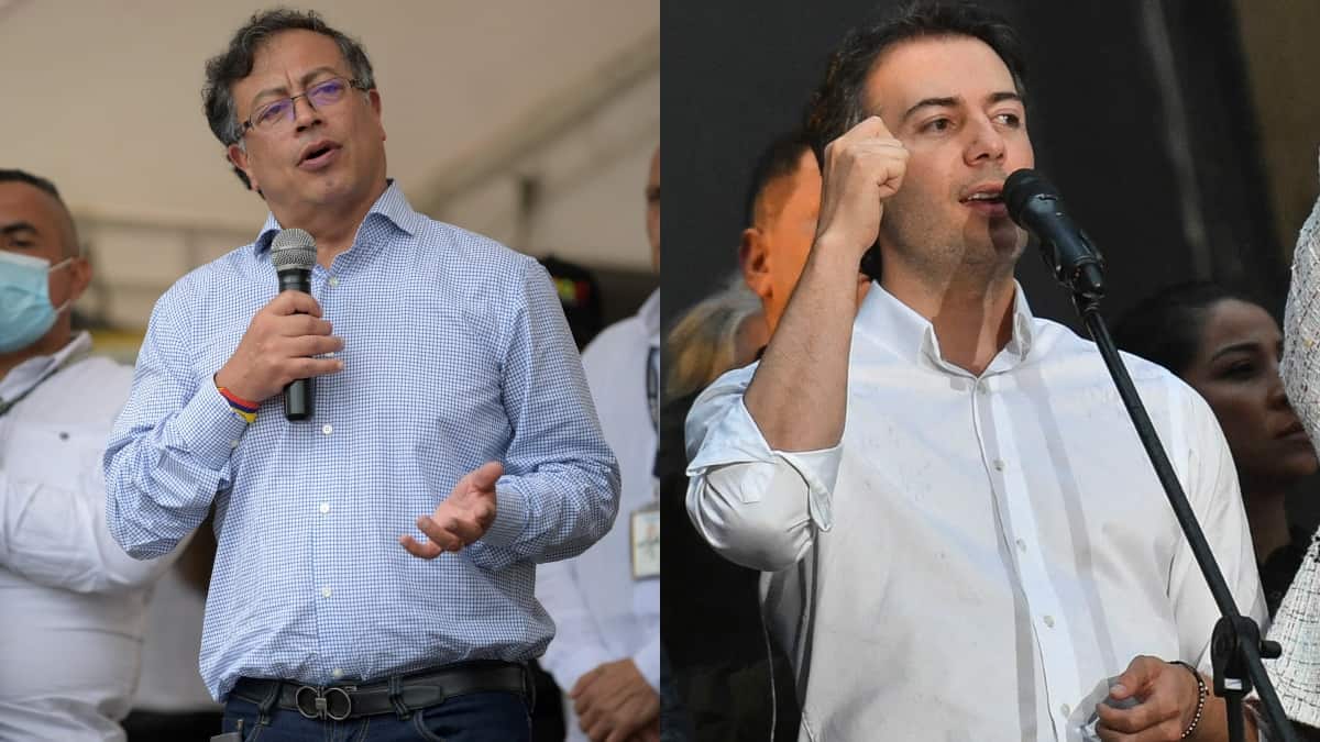 Gustavo Petro y Daniel Quintero