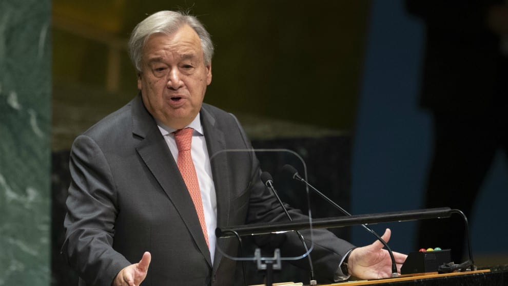 Adicción al carbón podría causar devastación climática: Antonio Guterres