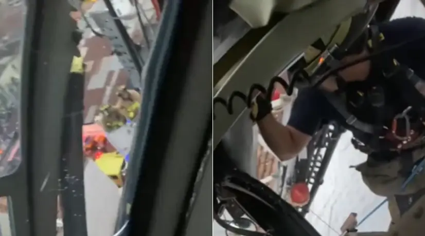 Video: salen a la luz nuevos detalles del accidente del helicóptero en Medellín