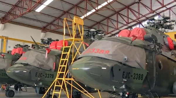 Ya son 11 los helicópteros varados en Colombia: ¿qué tienen que ver Rusia y Ucrania con el problema?
