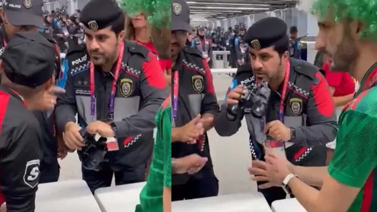 Hincha mexicano intentó ingresar alcohol a estadio en Catar 2022