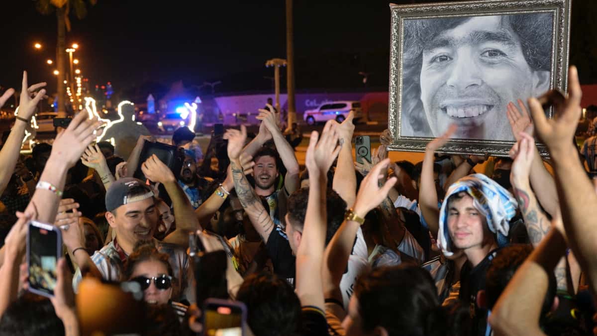 Hincha argentino gastó ahorros de casa para ir a Catar 2022