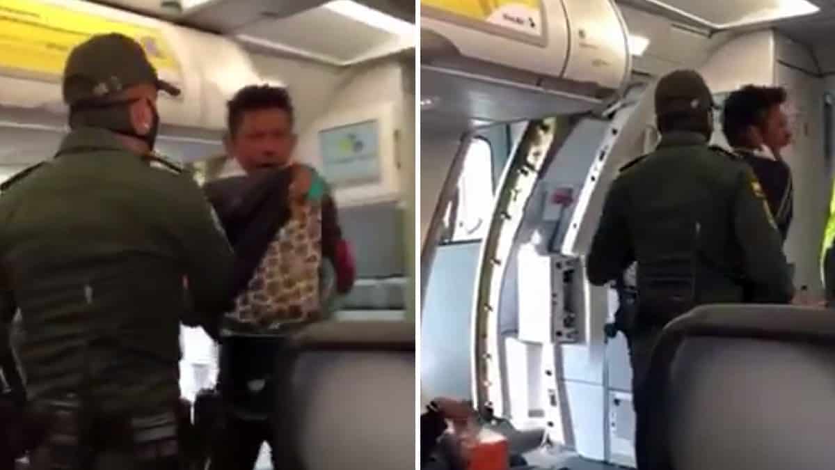Hombre es expulsado de un avión en Aeropuerto El Dorado