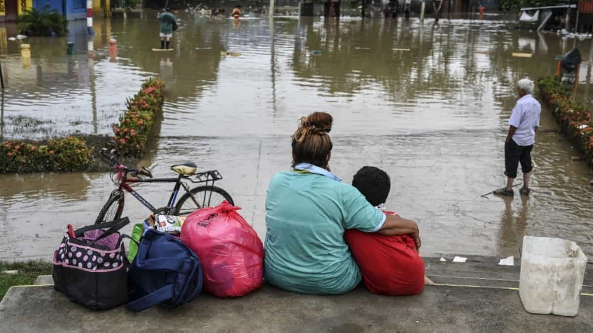 Foto: AFP. Refugios en Honduras están abarrotados de 55.000 damnificados por huracanes