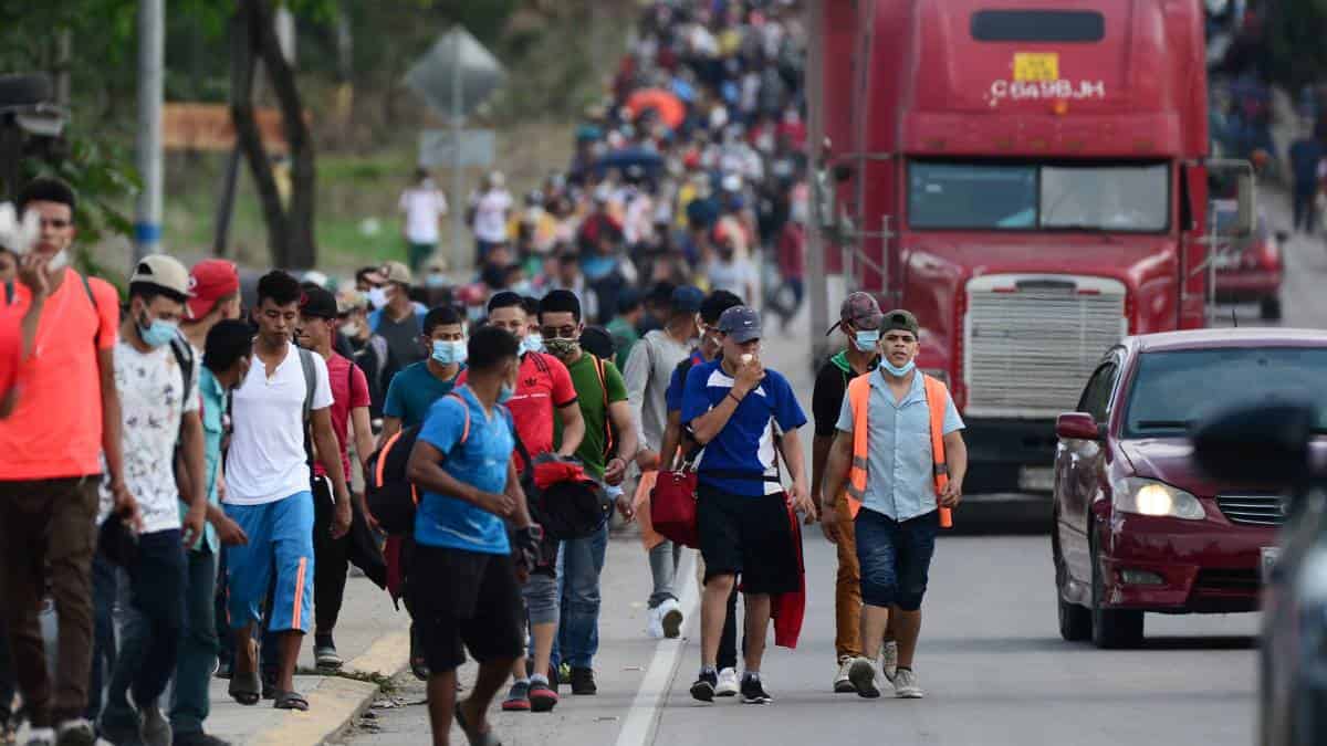 Miles de hondureños salieron hacia EE.UU. con la esperanza de encontrar mejores oportunidades