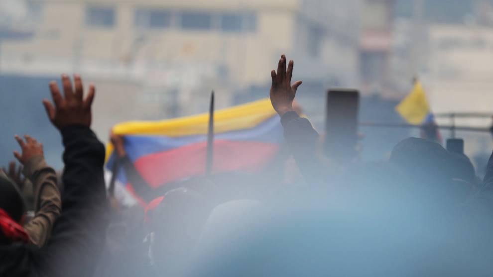 Nueve días de movilizaciones en Ecuador dejan cinco personas muertas