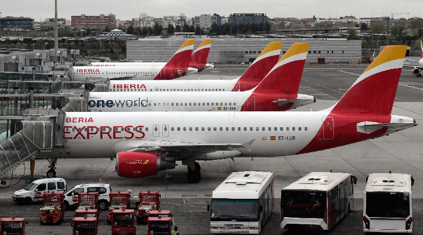 Iberia canceló 400 vuelos por huelga de su personal al finalizar las fiestas navideñas