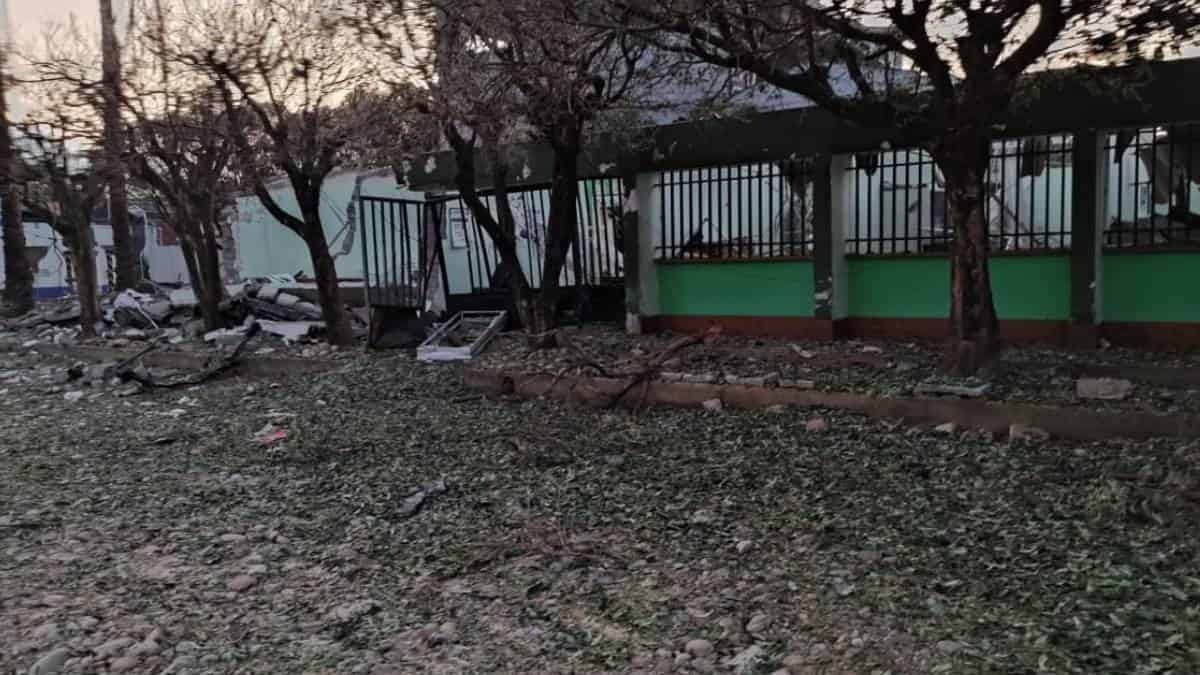 Imágenes de Saravena tras explosión en estación de Policía