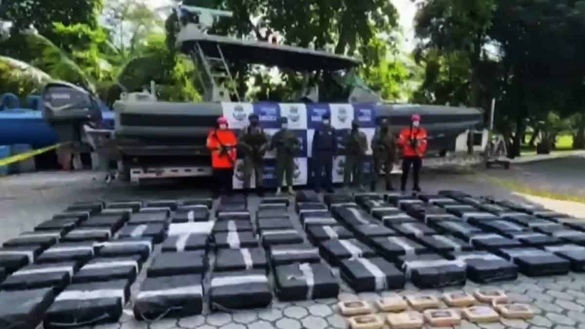 Decomisan 1.8 toneladas de cocaína de las disidencias de las Farc