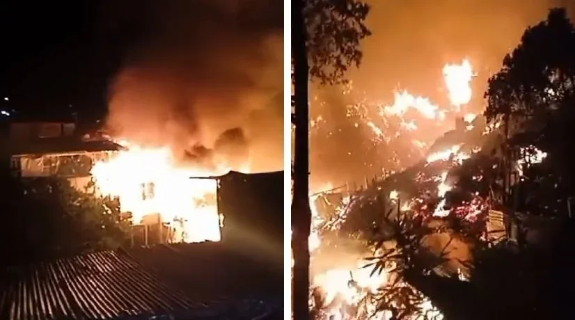 Incendio en barrio de Armenia consumió más de 50 casas