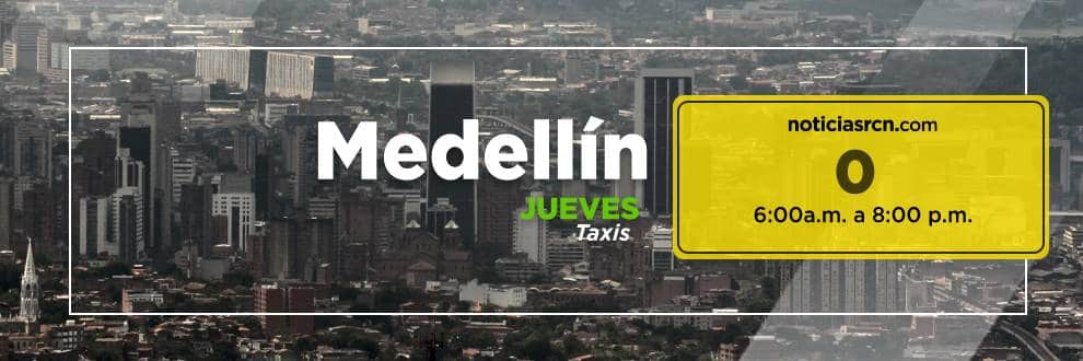 Pico y Placa Medellín hoy 19 de agosto de 2021
