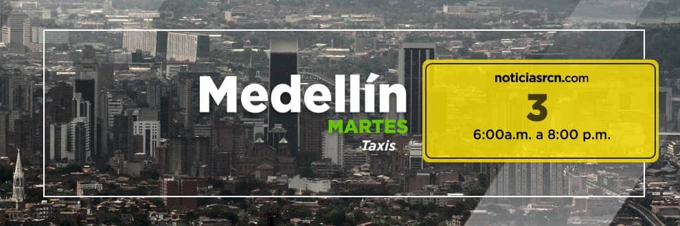 Pico y Placa Medellín hoy 31 de agosto de 2021