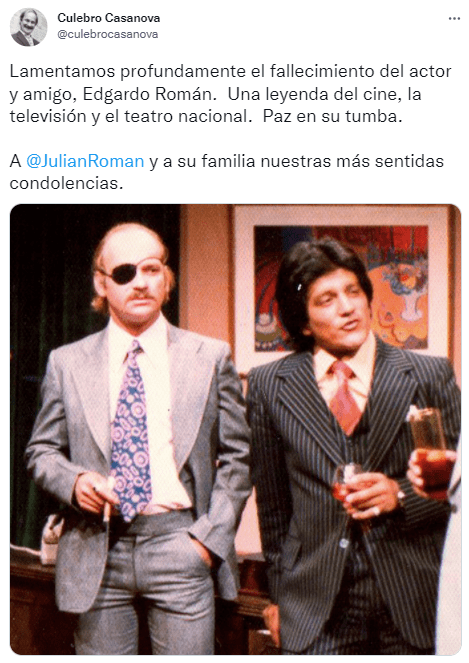 Culebro Casanova y Edgardo Román
