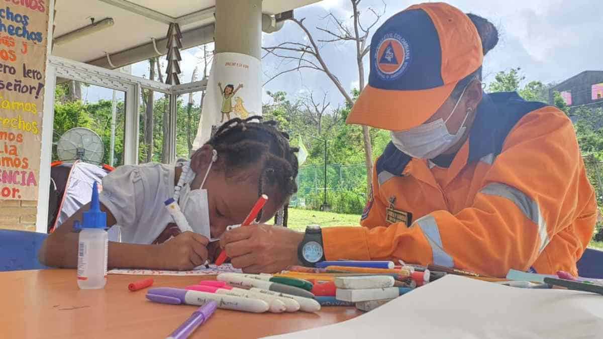 Presencia de la Defensa Civil en Providencia