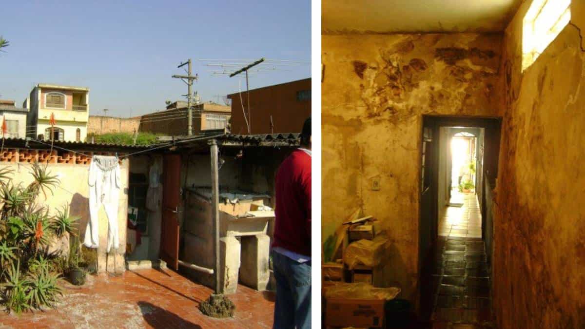 Casa antes de la remodelación