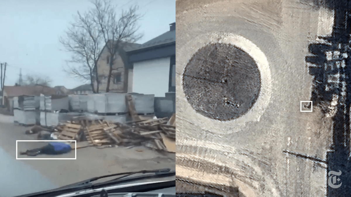 Imágenes satelitales Bucha