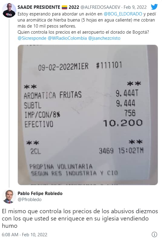 Denuncia Alfredo Saade, Aeropuerto aromática