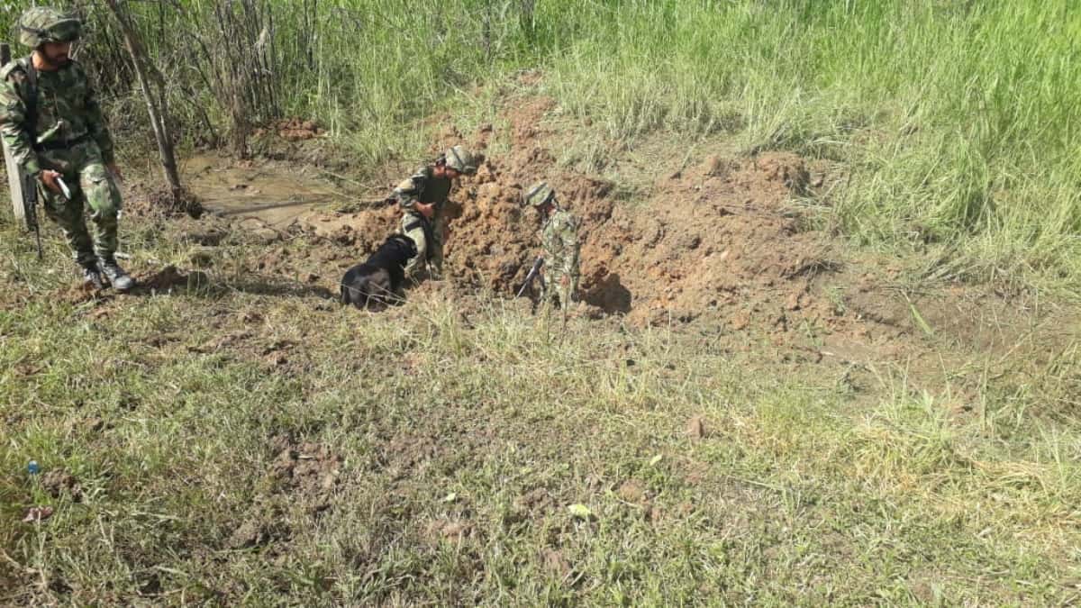 Ejército frustra atentado terrorista al parecer de disidencias de las Farc