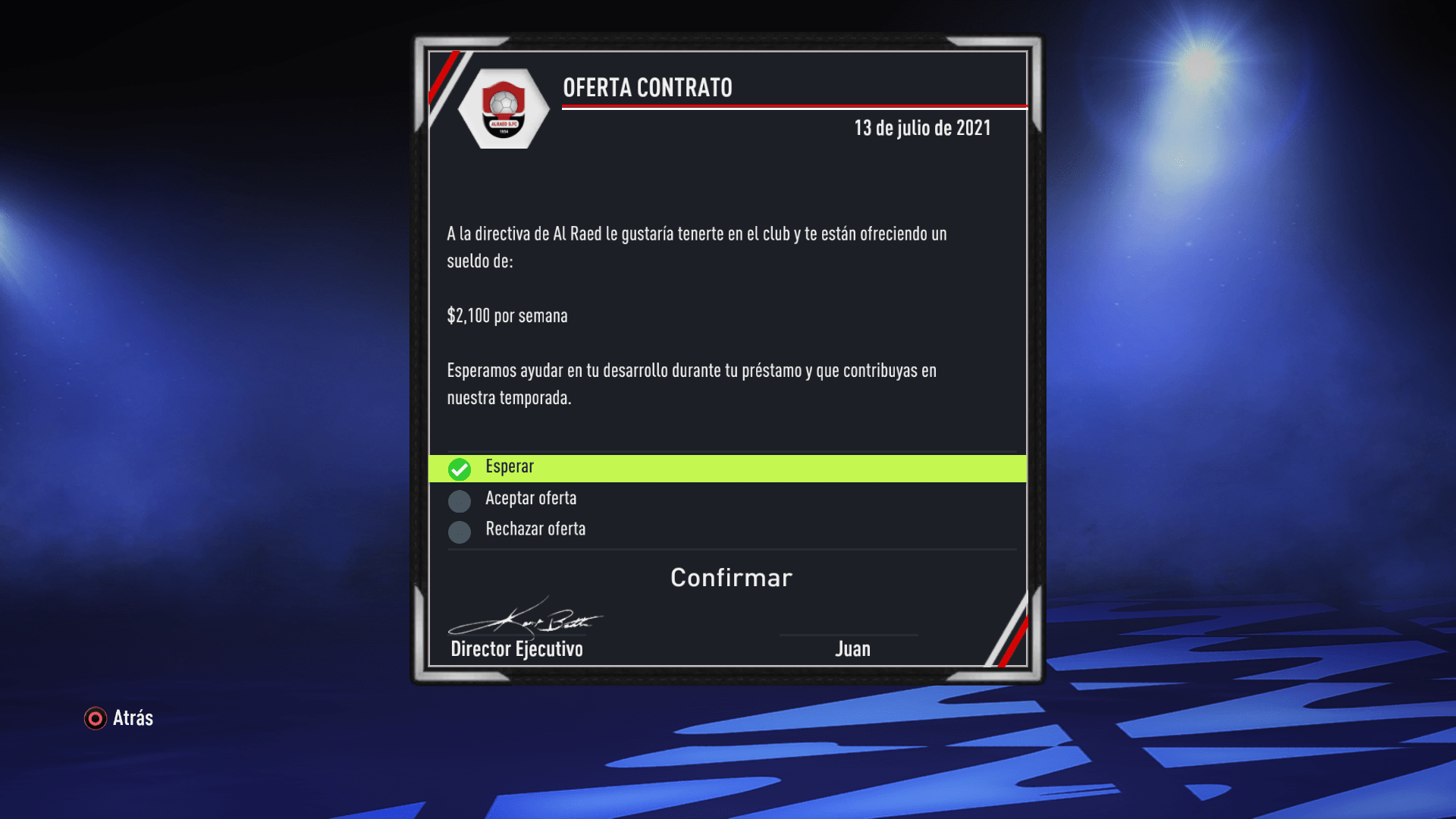 FIFA 22 modo carrera