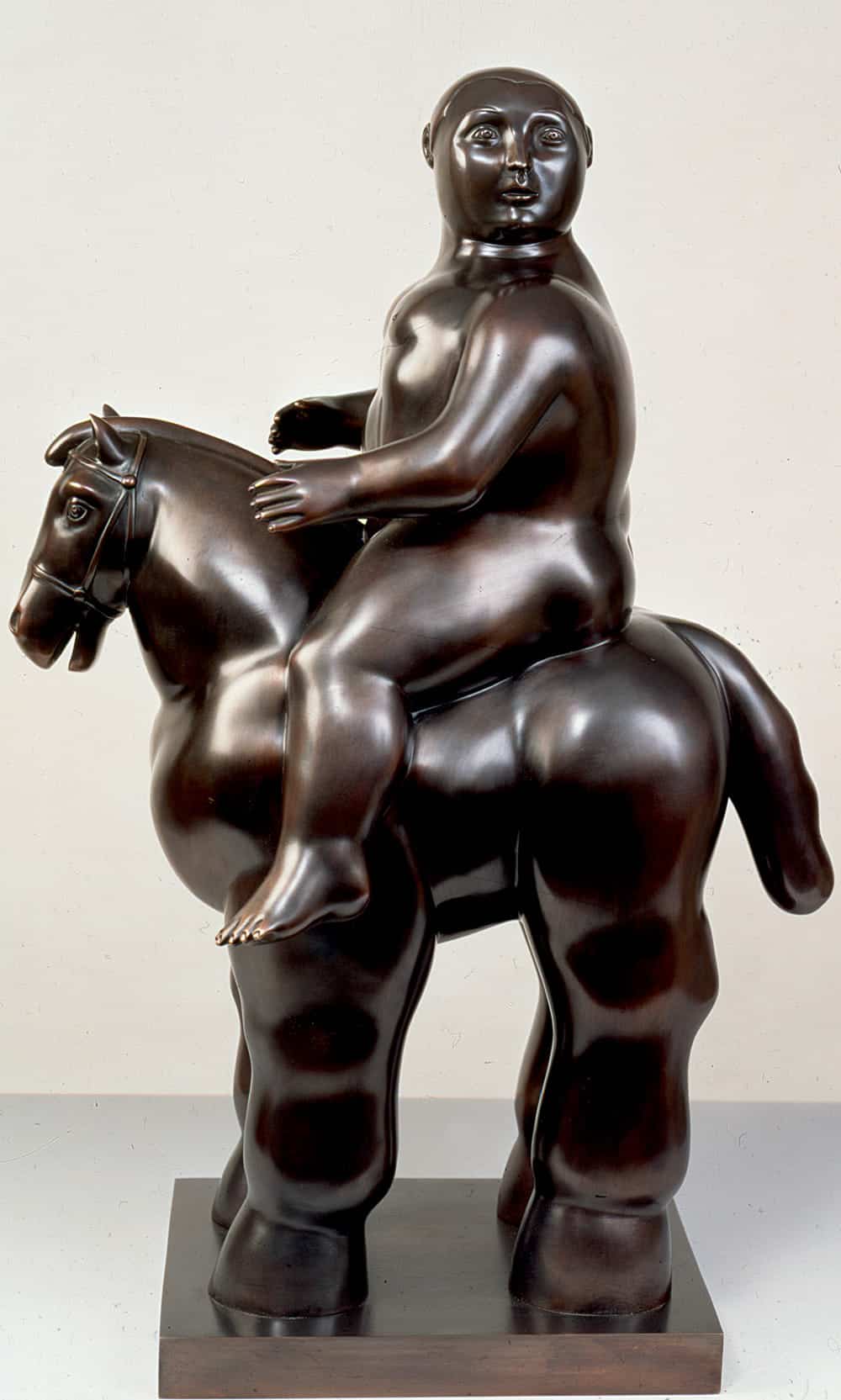 Hombre a caballo, Fernando Botero